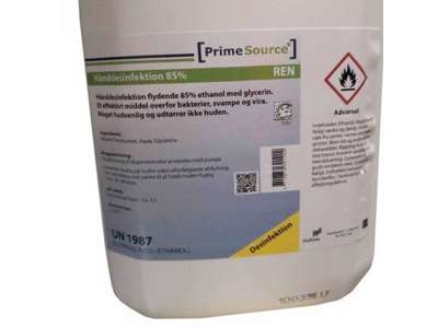 Håndsprit/desinfektion flydende Prime Source 5 liter